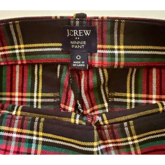 J. Crew Winnie Pant: Plaid Cropped Ankle Pants - Picture 6 of 6